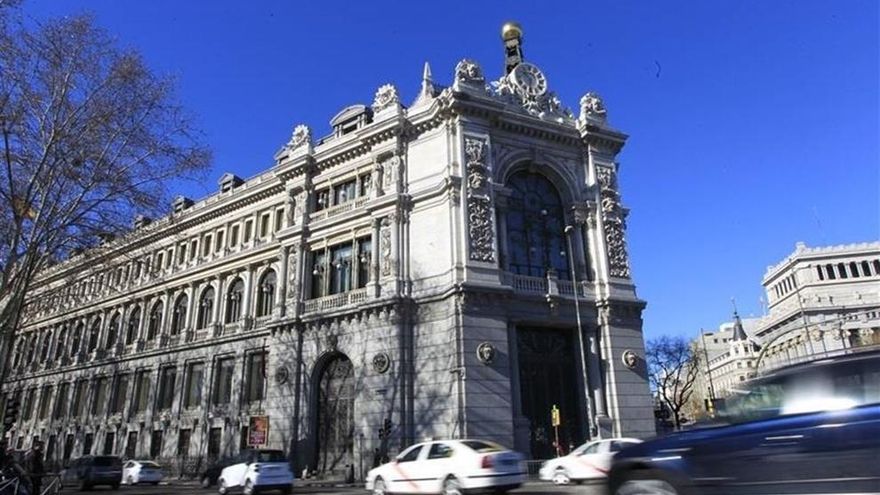 Fachada del Banco de España.