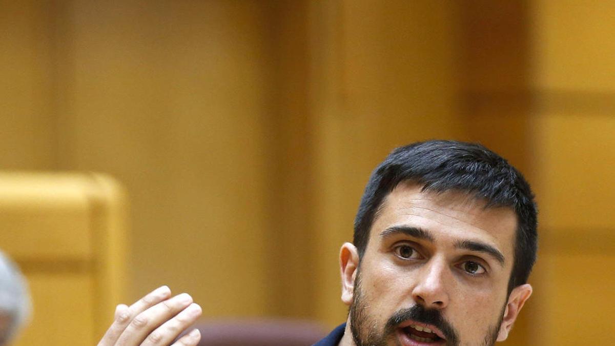 Ramón Espinar interviene en el Senado.