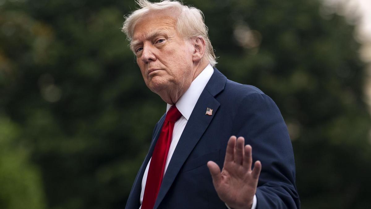 El presidente de Estados Unidos, Donald Trump