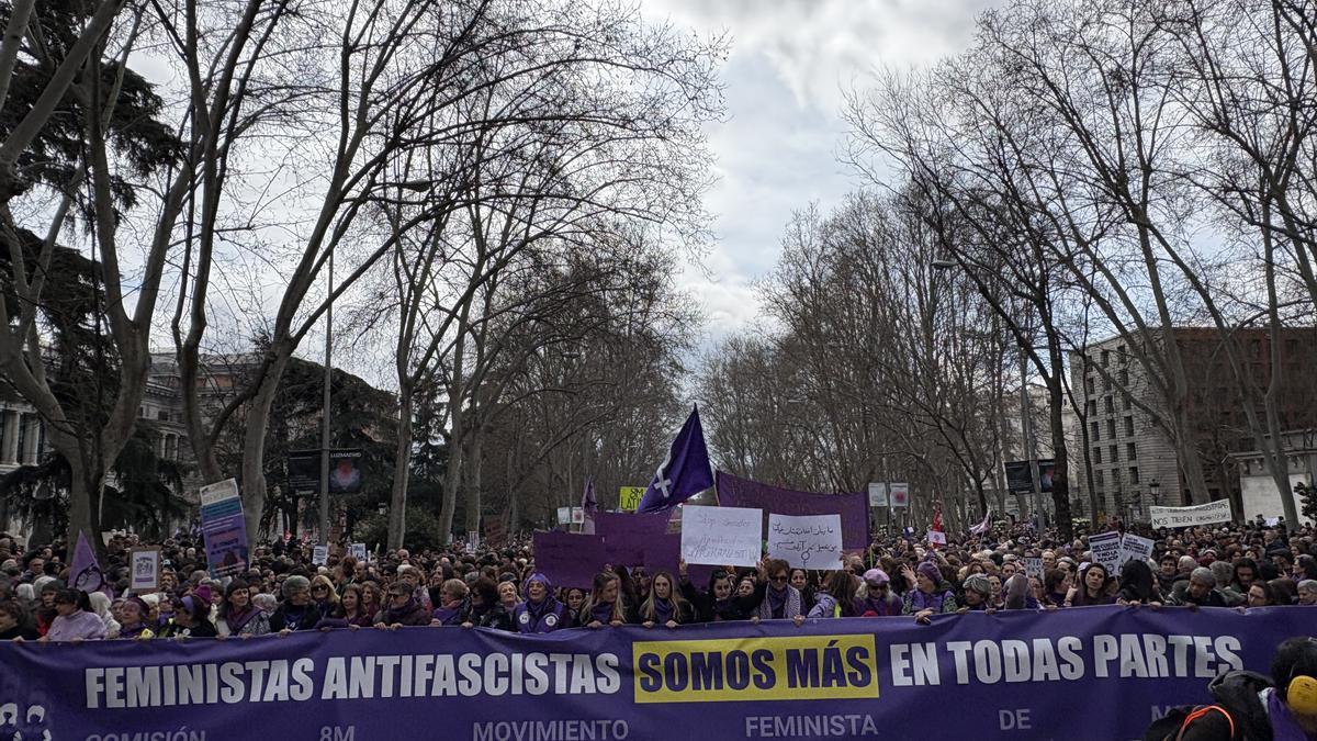 Pancarta manifestación 8M.