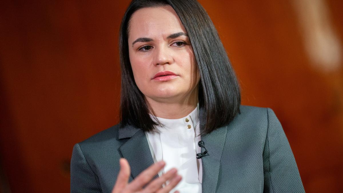 Svetlana Tijanovskaya, líder de la oposición bielorrusa: "Con Putin armarse no es una cuestión de tanques”