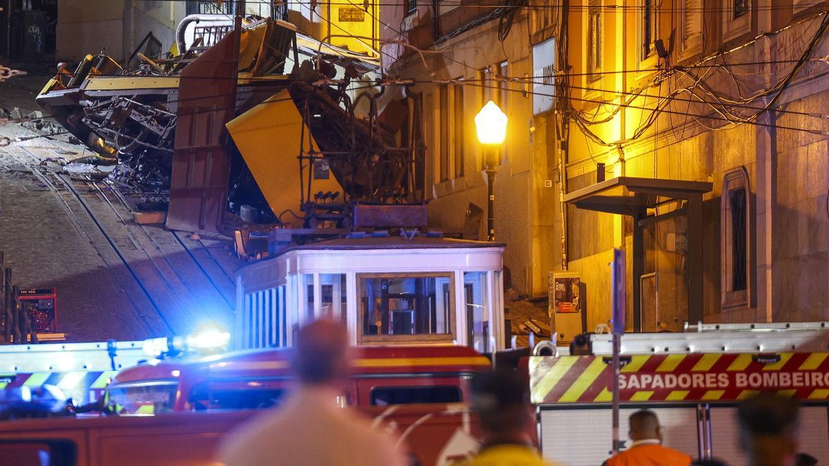 16 muertos y 23 heridos al descarrilar el funicular de Glória, uno de los más turísticos de Lisboa