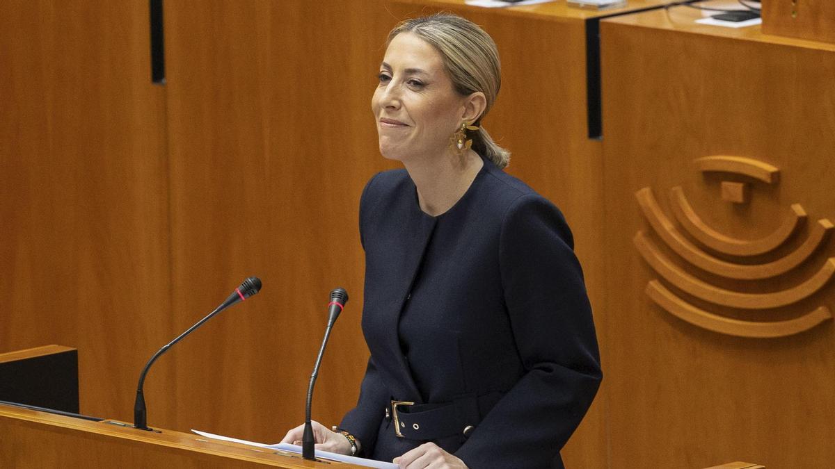 La presidenta extremeña en funciones, María Guardiola.