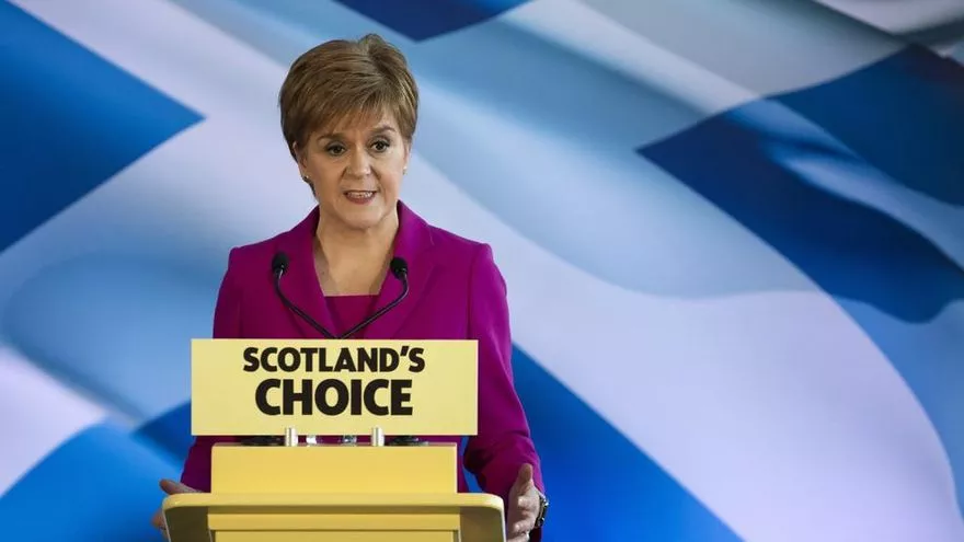 La ministra principal de Escocia, Nicola Sturgeon.