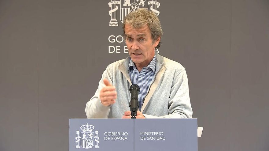 El director del Centronde Coordinacion de Alertas y Emergencias Sanitarias del Ministerio de Sanidad, Fernando Simón.