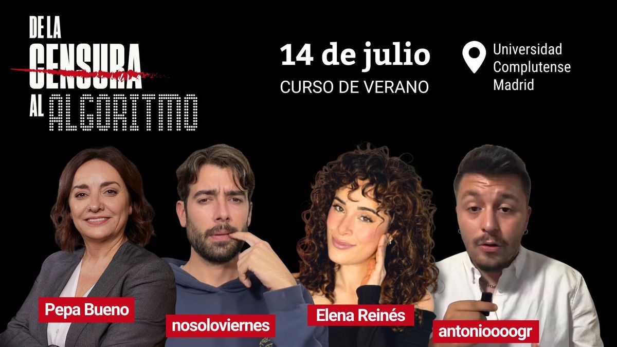 De la censura al algoritmo: consulta el programa oficial del primer Curso de Verano de infoLibre