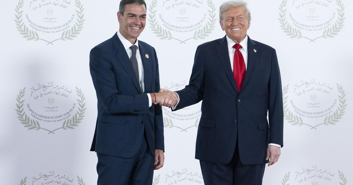 Trump, a Sánchez sobre el gasto en Defensa: "¿Estáis trabajando ya sobre el PIB?"