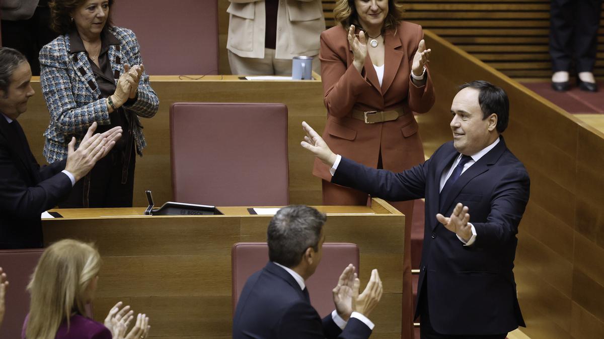 Juanfran Pérez Llorca releva a Mazón como president de la Generalitat Valenciana con el apoyo de Vox