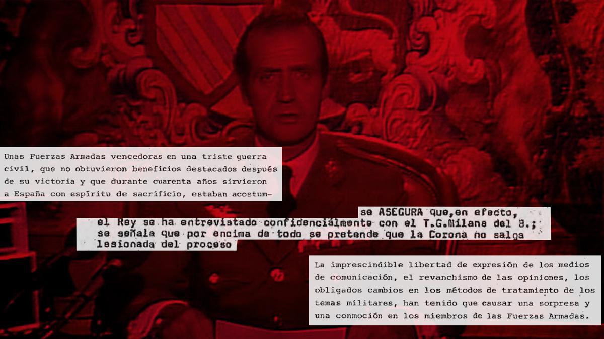 Los documentos desclasificados no confirman ni descartan el eternamente cuestionado papel de Juan Carlos en el golpe de 1981.