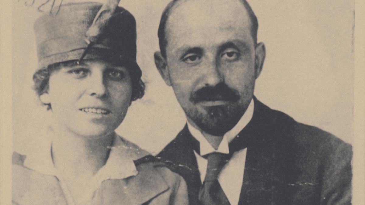 Zenobia Camprubí y Juan Ramón Jiménez, recién casados.