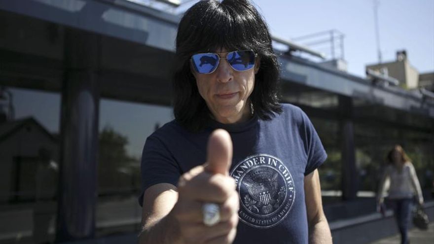 Marky Ramone, este martes en La casa encendida de Madrid.