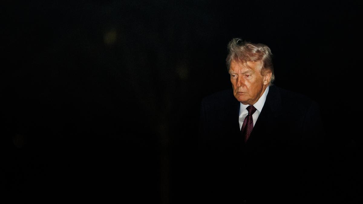 El presidente de Estados Unidos, Donald Trump, en la Casa Blanca, Washington DC, EEUU, el 15 de marzo de 2026.