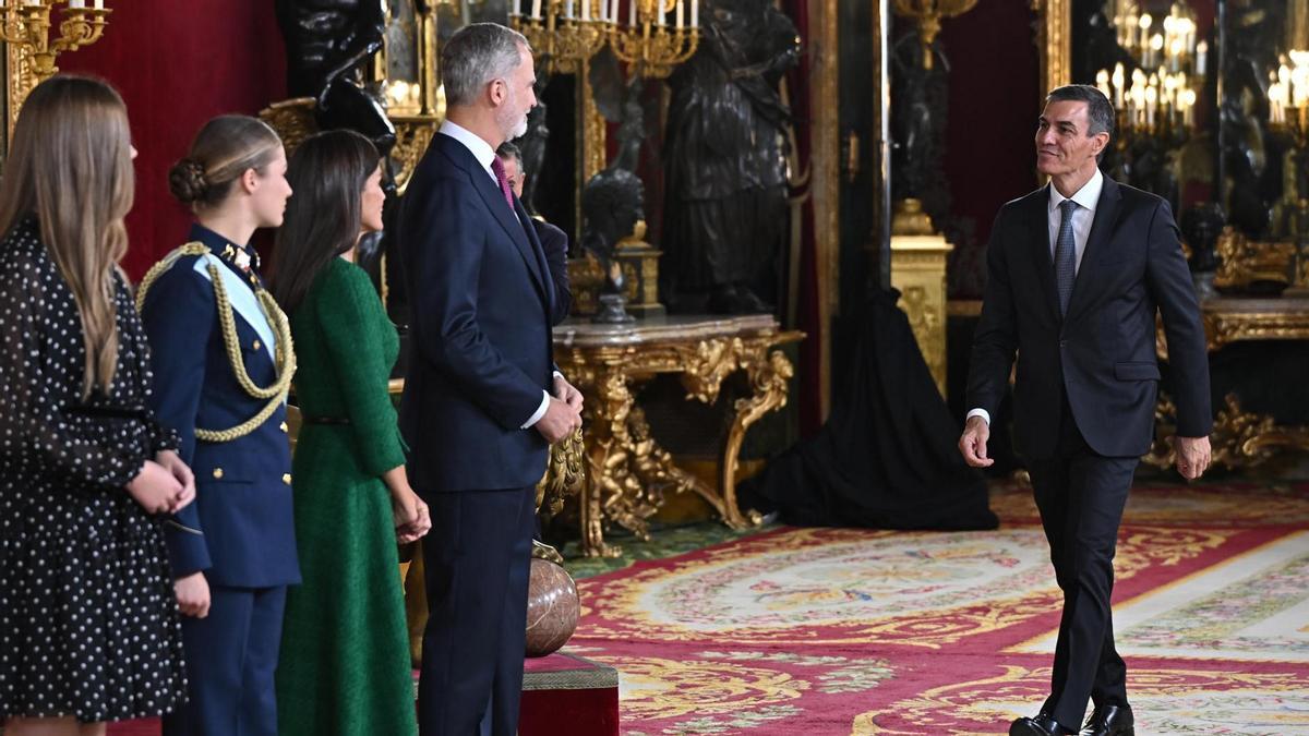 Recepción de los Reyes en el día de la Fiesta Nacional