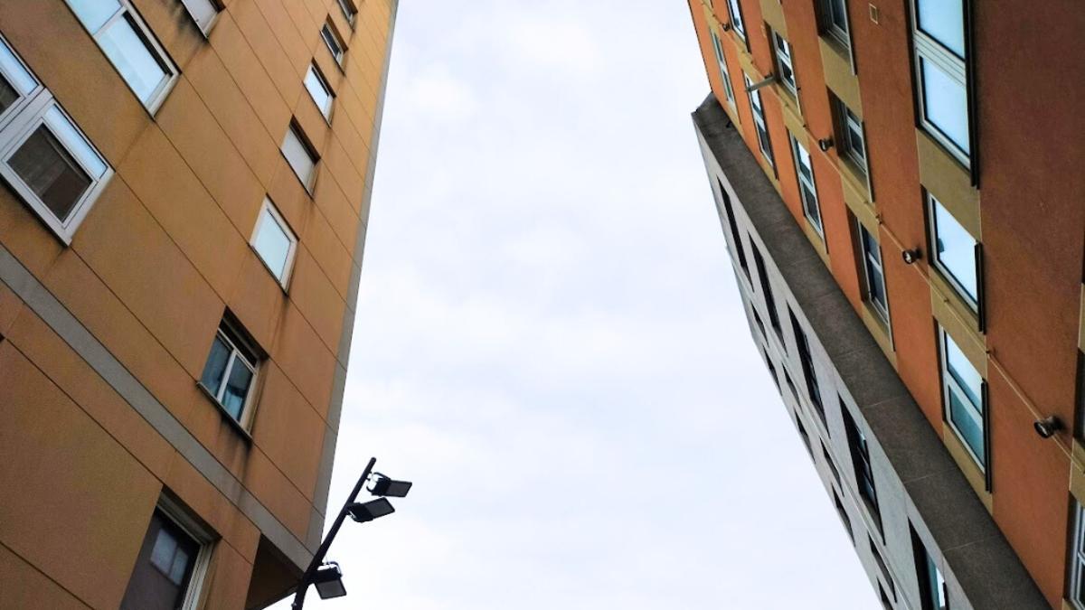 Edificios de viviendas en A Coruña, en una imagen de archivo.