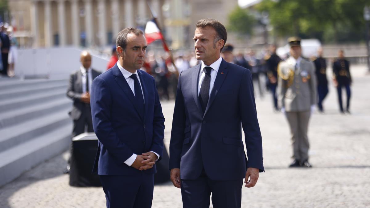 Macron y Lecornu, en una foto de archivo.