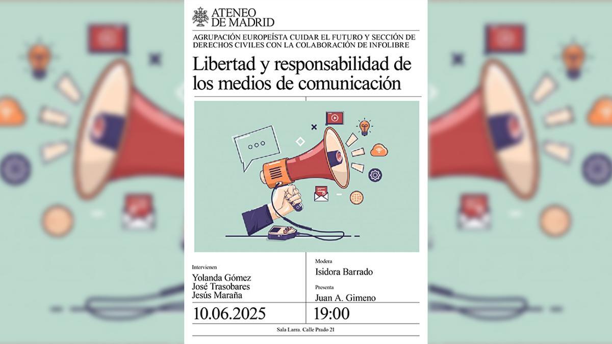 El Ateneo de Madrid acoge un debate sobre la libertad y la responsabilidad de los medios de comunicación