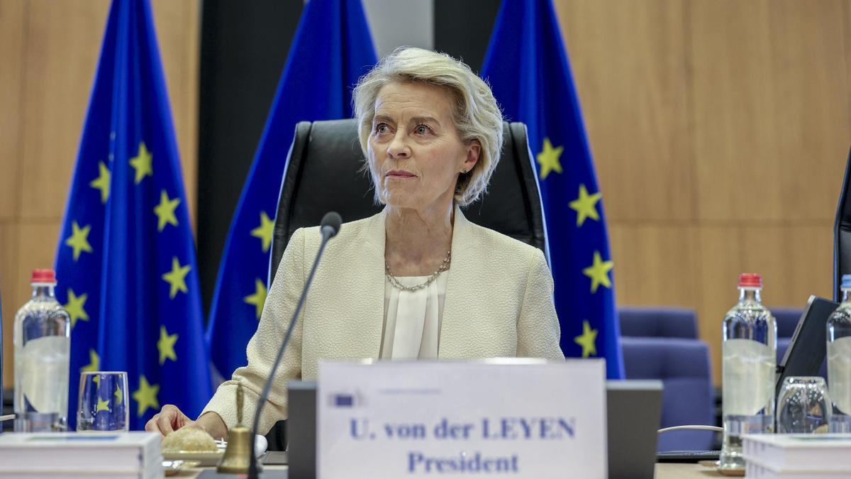 La presidenta de la Comisión Europea (CE), Ursula Von der Leyen