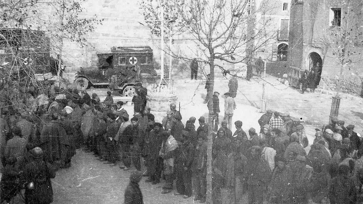 Prisioneros del bando republicano.