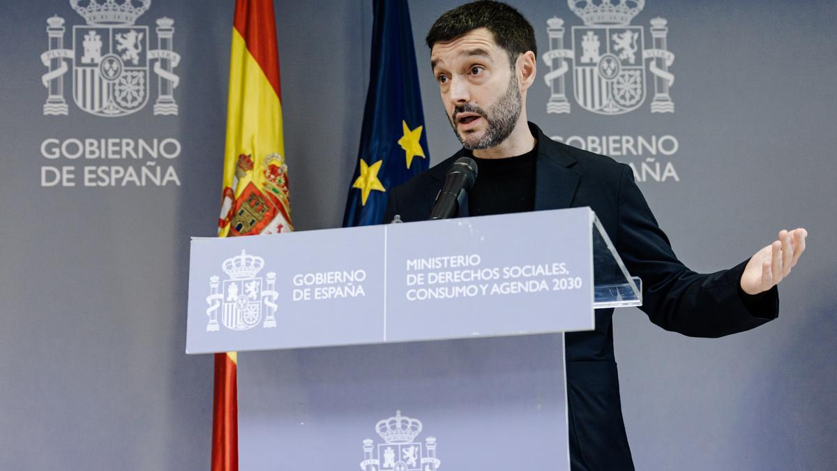 El ministro de Derechos Sociales, Consumo y Agenda 2030, Pablo Bustinduy.