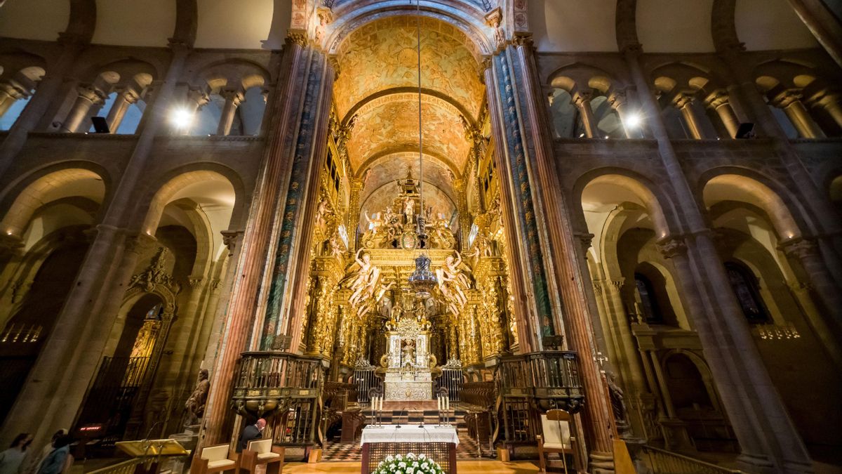 Inauguración de la iluminación de la Catedral de Santiago