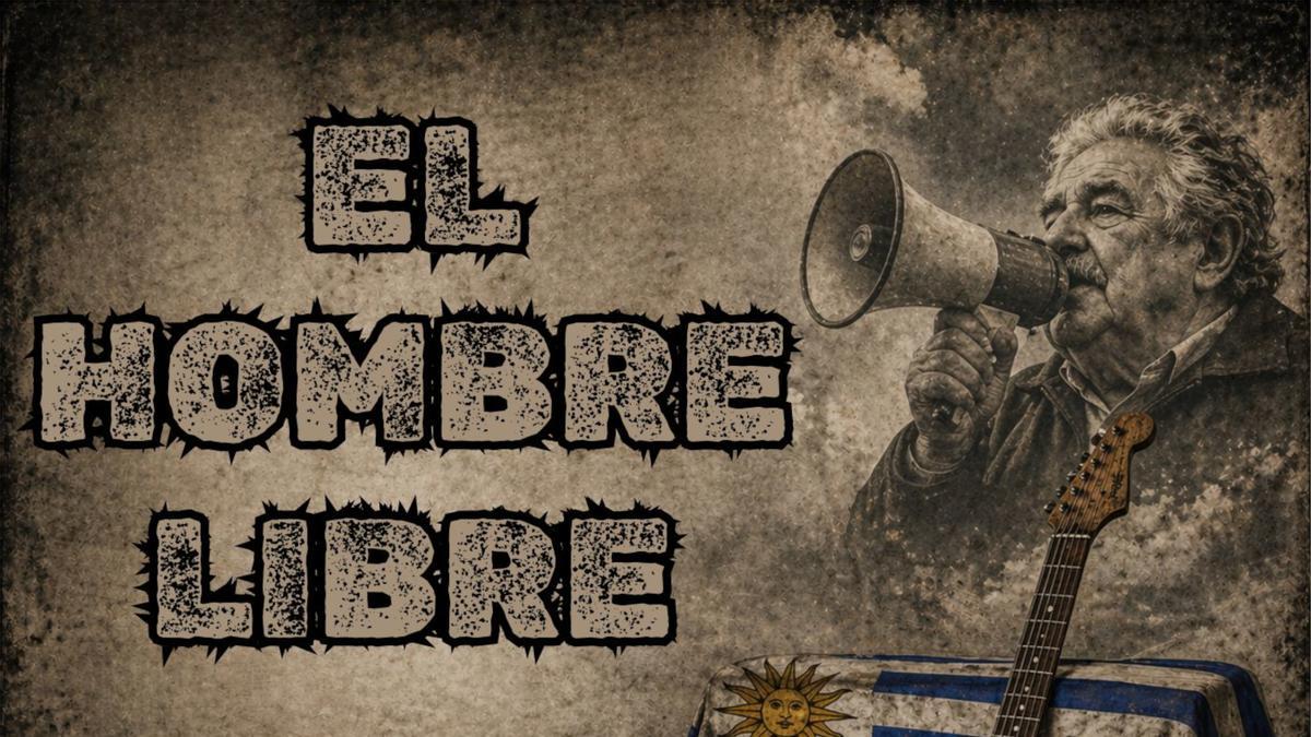 Portada de 'El hombre libre', el homenaje de Desastre a Pepe Mujica