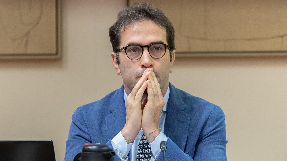 El ministro de Economía, Comercio y Empresa, Carlos Cuerpo, en el Congreso de los Diputados el pasado 21 de julio de 2025