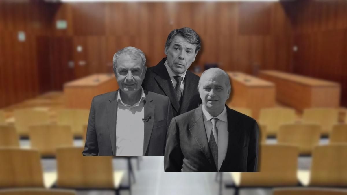Montaje en el que aparecen Ignacio González González, José Luis Rodríguez Zapatero y Jorge Fernández Díaz.