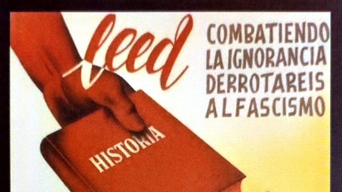 Cartel de propaganda de las Milicias de la Cultura.