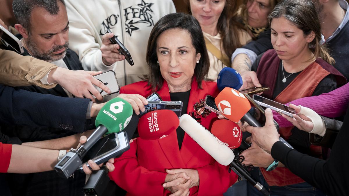 La ministra de Defensa, Margarita Robles, preside el acto de entrega del premio ‘Soldado Idoia Rodríguez’.