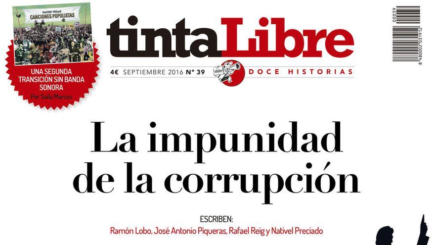 La impunidad de la corrupción, en tintaLibre de septiembre