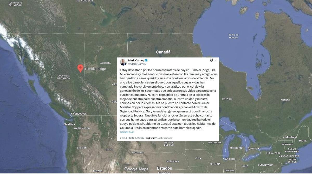 Al menos diez muertos en un tiroteo en una escuela de Canadá