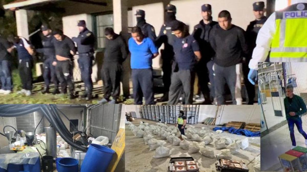 Los 'cocineros', el laboratorio, la droga y Hernando Sánchez Rey.