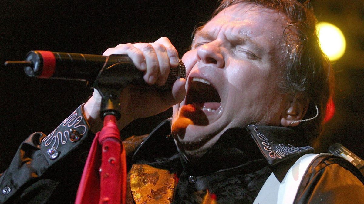 La legendaria estrella de rock y actor estadounidense Meat Loaf.