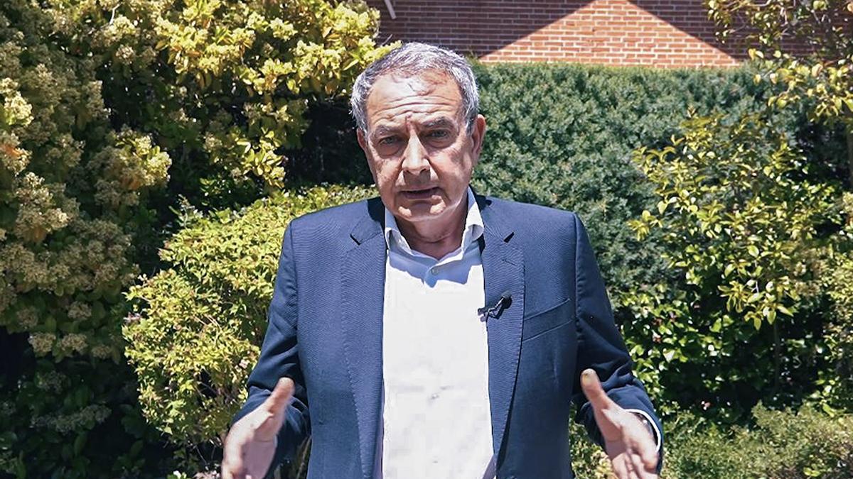 Zapatero, en el vídeo enviado a la prensa sobre su imputación.