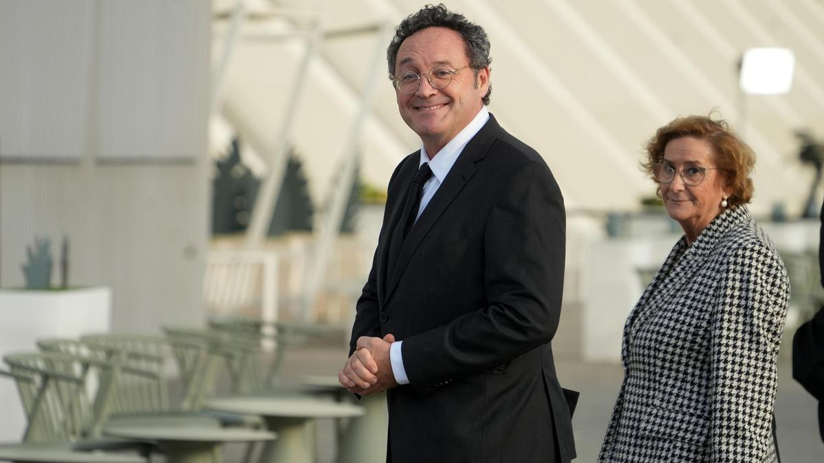 El fiscal general, Álvaro García Ortiz, a su llegada al funeral de Estado por las víctimas de la dana.