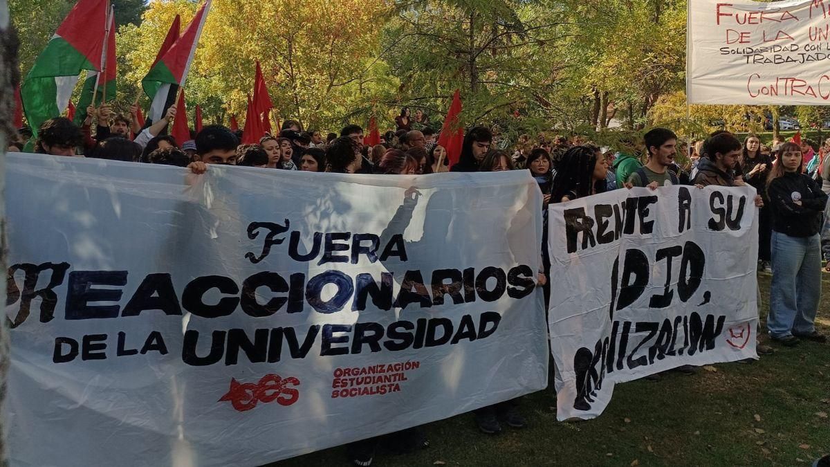 Todos contra Milei: la visita del presidente a la URJC hace confluir las luchas contra los recortes y la privatización