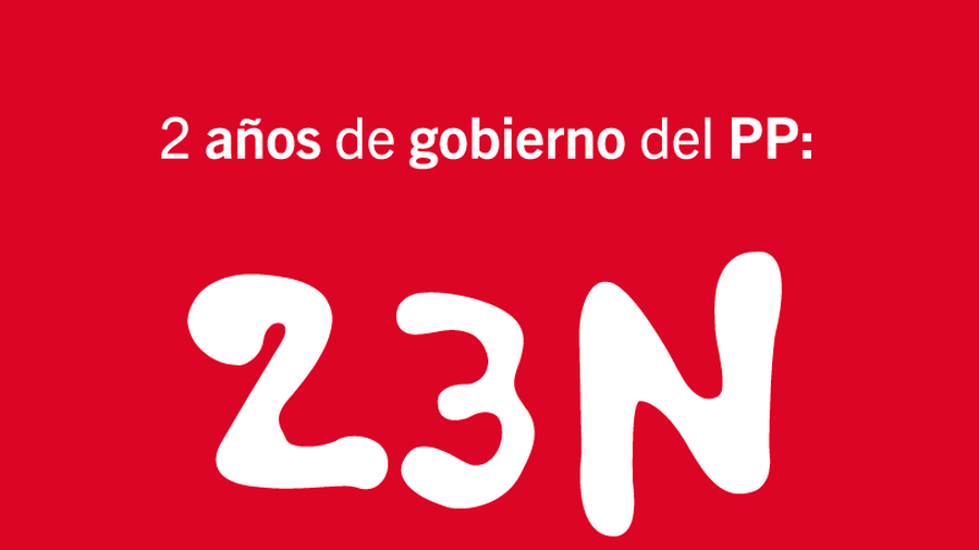 23-N: a la calle