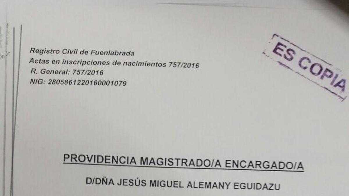 Un juez impondrá un nombre al bebé al que sus padres quieren llamar 'Lobo' si en tres días no proponen uno alternativo