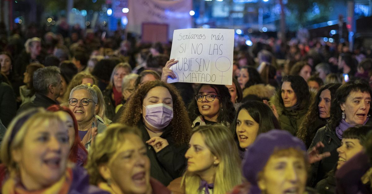 El feminismo vuelve divido a las calles contra la violencia machista ...