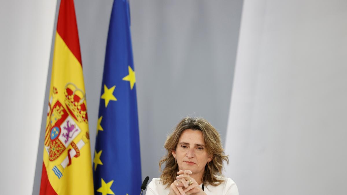La vicepresidenta tercera del Gobierno y ministra para la Transición Ecológica y el Reto Demográfico, Teresa Ribera.