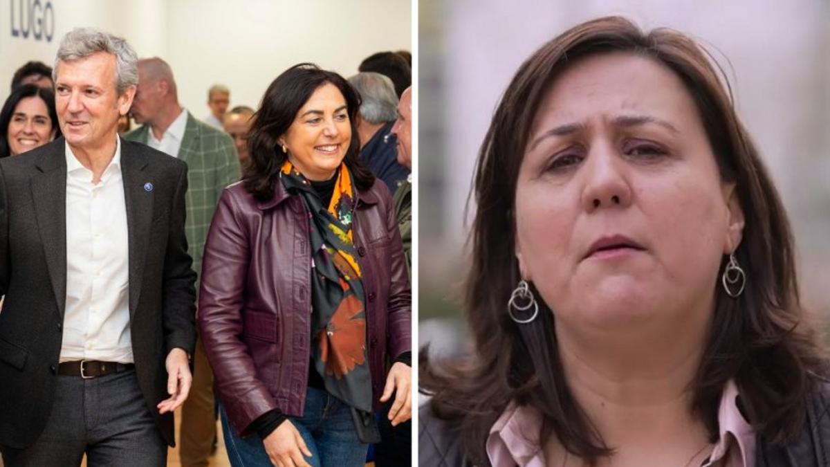 Alfonso Rueda y María Reigosa