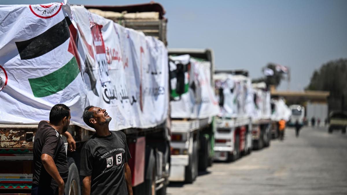 Israel rechaza entre el 30 y el 40% de la ayuda diaria que Egipto está enviando a Gaza
