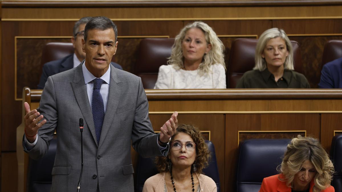 Sánchez, a Feijóo: "Lo que está pasando en Gaza en un genocidio. Repita conmigo, es un genocidio"