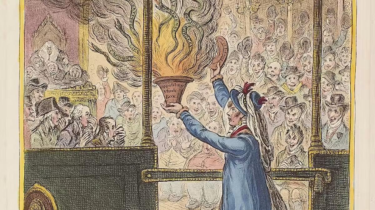 Pandora de James Gillray.