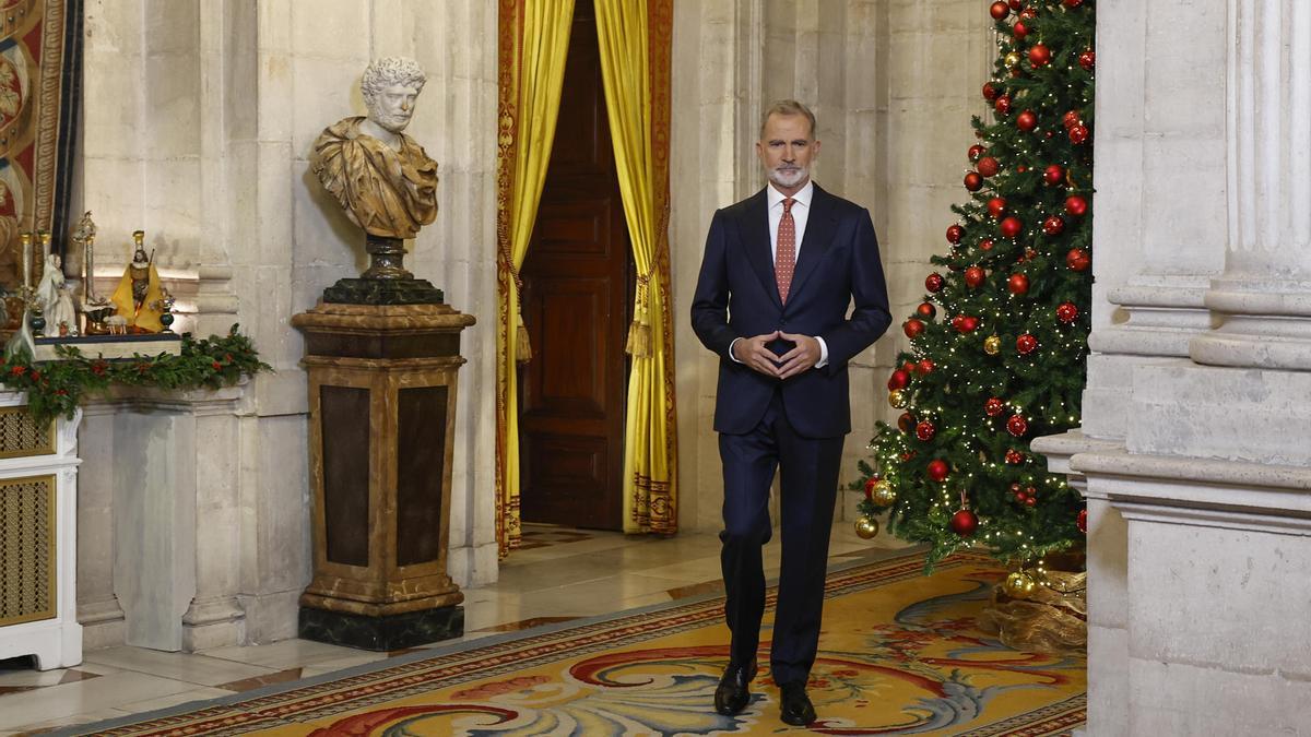 El PSOE y el PP celebran el discurso de Felipe VI mientras que independentistas, Podemos y Sumar lo critican