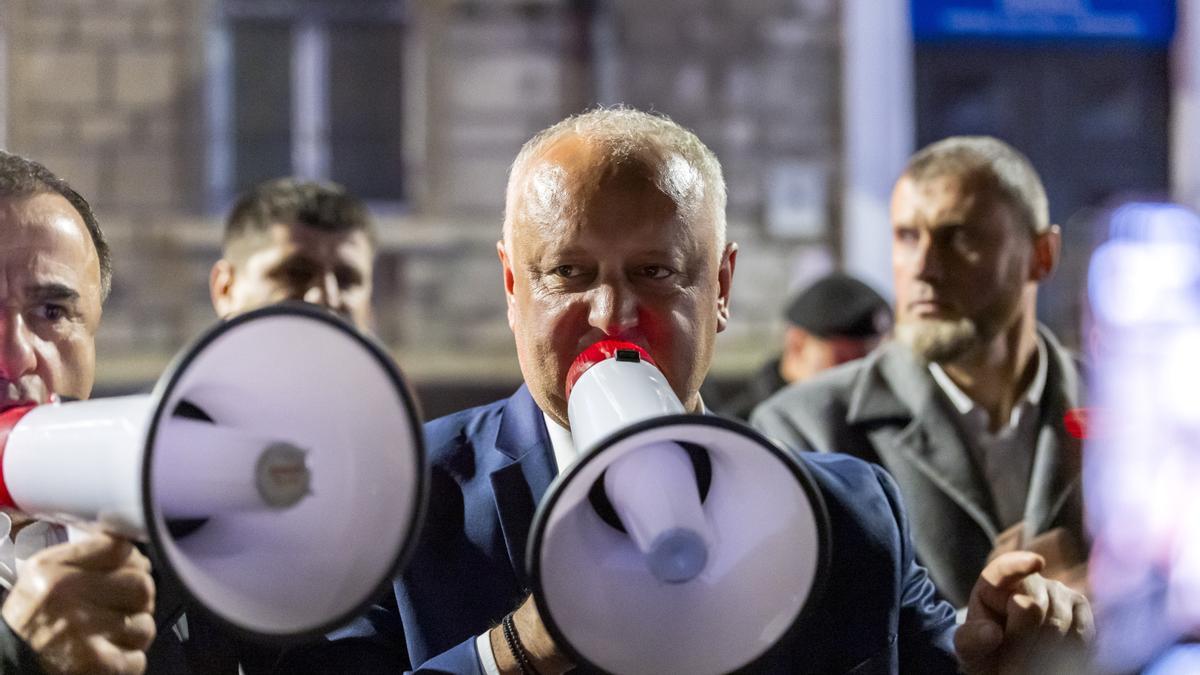 El líder de PAS, Ígor Grosu.