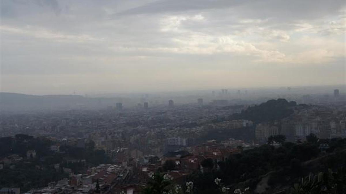Contaminación en Barcelona.