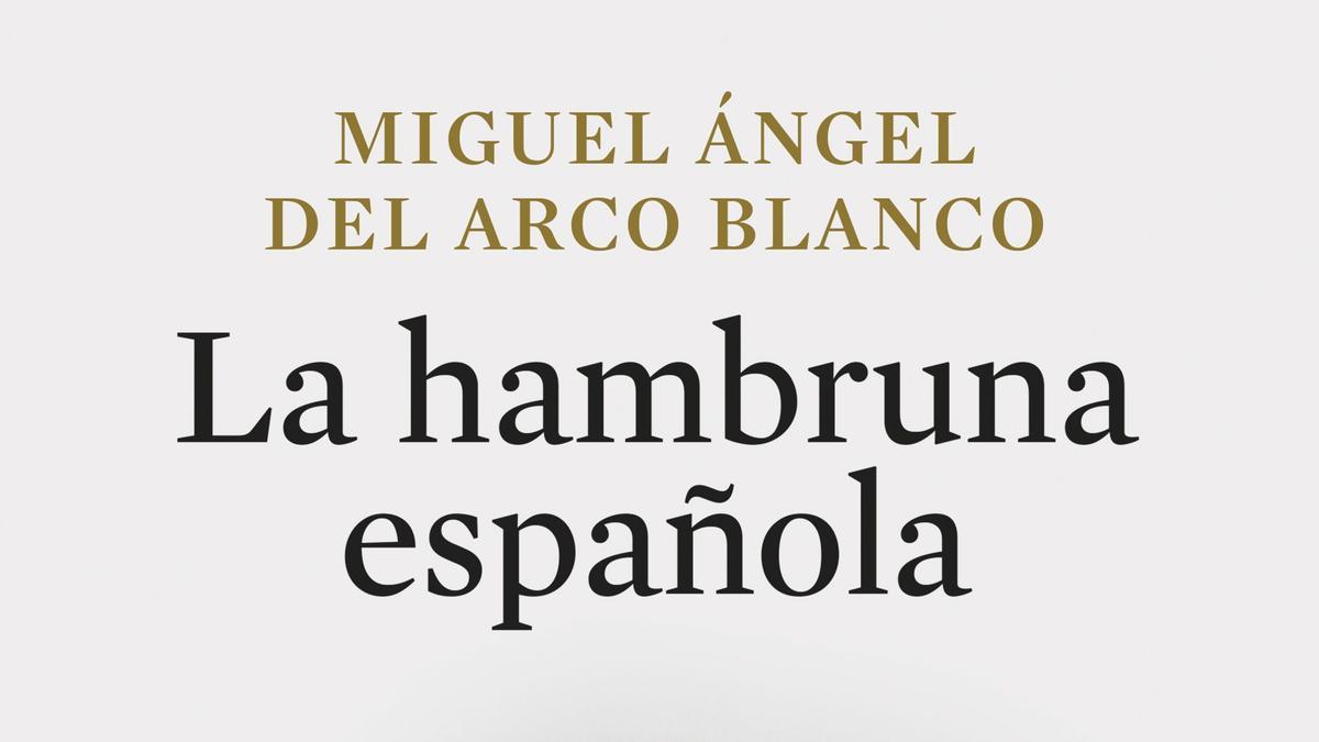Portada de 'La hambruna española'.