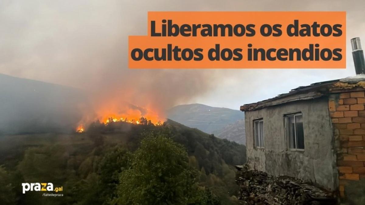Los 447 incendios ocultados por la Xunta del 1 al 18 de agosto: liberamos los datos