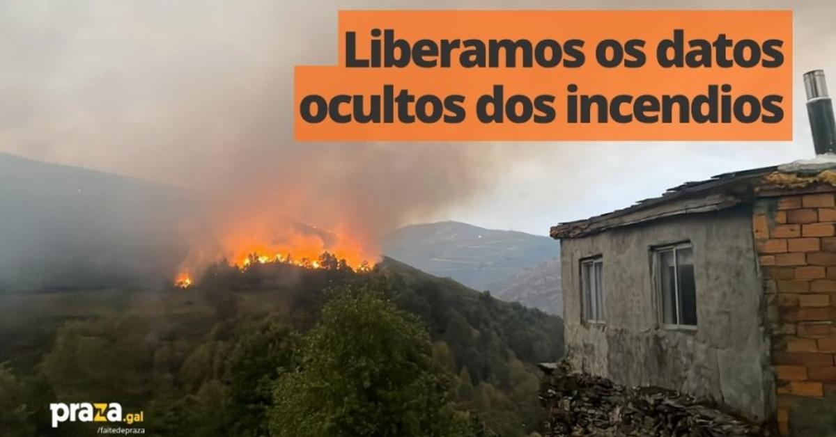 Los 447 incendios ocultados por la Xunta en los primeros dieciocho días de agosto